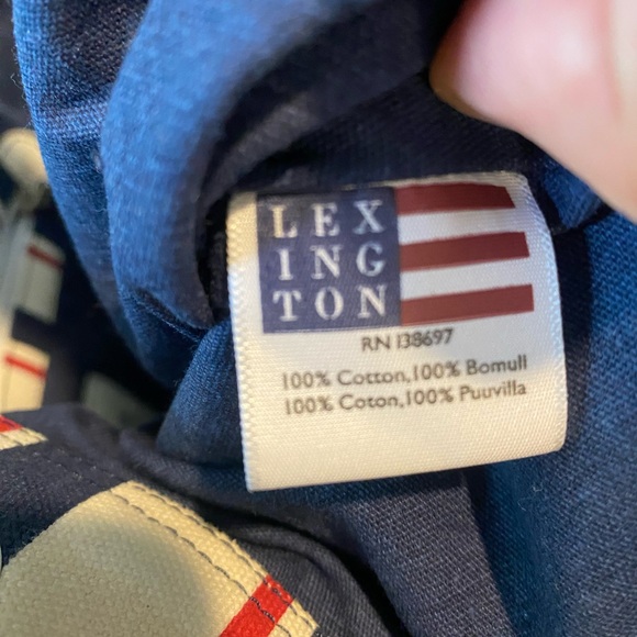 Limited Edition Lexington & Co. x Guild Hall Red/White/Blue Striped Tote - Picture 5 of 8